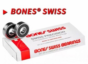 ベアリング BONES SWISS ベアリング ボーンズスイス スケートボード 8-PACK スケボー 8個1セット