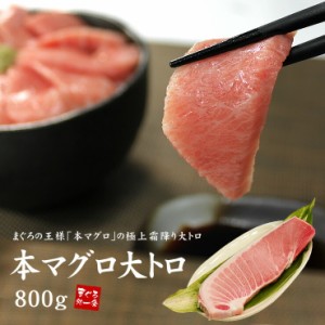 本マグロ大トロ800g（200g×4サク）解凍レシピ付 送料無料〈bf1〉[[本鮪大トロ-4p]