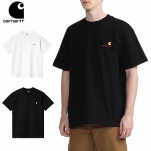 Carhartt カーハート Tシャツ メンズ レディース 半袖 刺繍ロゴ 無地T クルーネックTシャツ 男女兼用 ファッション Tシャツ 大きいサイズ