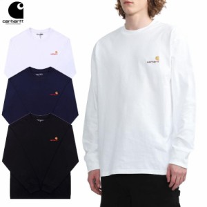 Carhartt カーハート ロンT Tシャツ メンズ レディース トップス カットソー 長袖Tシャツ クルーネック 春 秋 春服 男女兼用 無地 並行輸