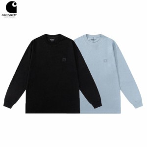 Carhartt カーハート ロンT Tシャツ メンズ レディース トップス カットソー 長袖Tシャツ クルーネック 春 秋 春服 男女兼用 無地 並行輸