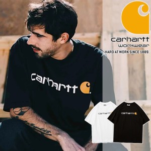 Carhartt カーハート CRHTT-K195 ビッグシルエット  ロゴTシャツ メンズ レディース オーバーサイズ アメカジ ミリタリー ワーク ブラン