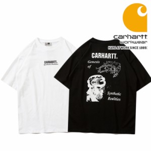 Carhartt カーハート GENESIS OF  ビッグシルエット  ロゴTシャツ メンズ レディース オーバーサイズ アメカジ ミリタリー ワーク ブラン