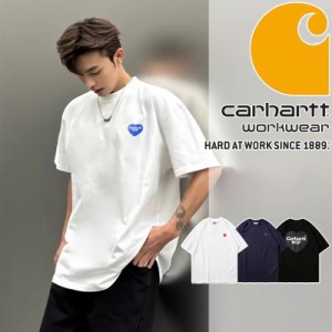 Carhartt カーハート S/S Pocket Heart T-Shirt ビッグシルエット  ロゴTシャツ メンズ レディース オーバーサイズ アメカジ ミリタリー 