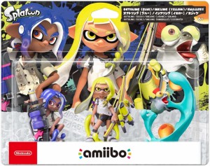 amiibo トリプルセット インクリング イエロー / オクトリング ブルー / コジャケ スプラトゥーンシリーズ 任天堂 スプラ スプラトゥーン