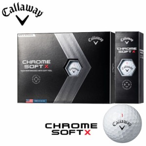 CALLAWAY CHROME SOFT X キャロウェイ クロムソフト エックス ゴルフボール 1ダース ホワイト 正規品