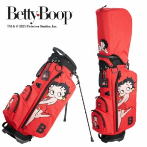 Betty Boop(TM) ベティー ブープ スタンドバッグ SB レッド キャディバッグ OCB0004 キャラクター ゴルフ ギフト 正規品 海外 配送 可