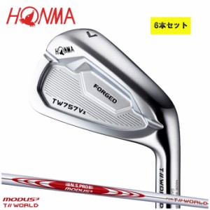 ホンマ 本間ゴルフ メンズ HONMA TW757Vx ツアーワールド #5-#9,PW アイアン 6本セット N.S.PRO MODUS3 TOUR 105 シャフト装着 ゴルフ GO