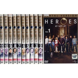 HEROES ヒーローズ 1〜11 (全11枚)(全巻セットDVD) 中古DVD レンタル落ち｜中古DVD【中古】