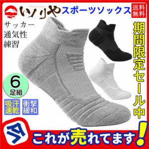 【春セール開催中】靴下 ソックス メンズ 厚手 くるぶし スポーツソックス 6足組 メッシュ セット ショートソックス スポーツ 抗菌防臭 