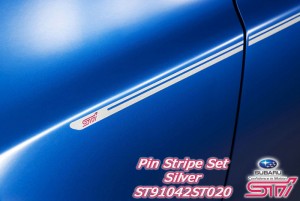 【STI スバル 正規】STI ピンストライプ シルバー ST91042ST020