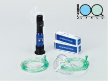 【送料無料】 活気ゲンOQ 　日本薬局方酸素ガスカートリッジ 　医療用携帯酸素吸入器【残量ゲージ付きタイプ】1セット