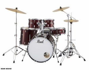 Pearl パール ドラムセット ROADSHOW ロードショー レッドワインカラー No.91 RED WINE 初心者 にもおすすめ 入門用 エントリーモデル RS