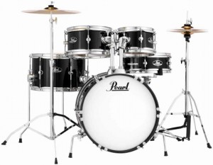 Pearl パール キッズ用 ドラムセット ROADSHOW JR. ブラック RSJ465/C 31 黒色 子供用 小さめ 小型