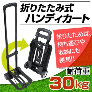 ハンディカート キャリーカート 折りたたみ 台車 ハンドキャリー キャリー ハウンドキャリー 軽量 耐荷重30kg  コンパクト 車載用 キャリ