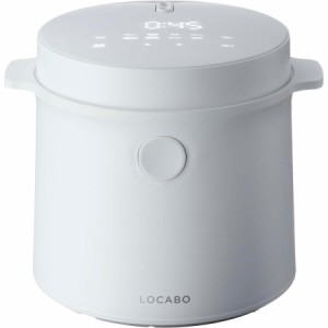 糖質カット White LOCABO ロカボ 炊飯器 JM-C20E-W ホワイト 炊き2合 通常炊き5合 小型 保温 米 ご飯 美味しい 飯