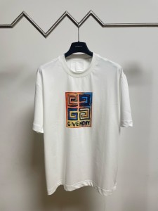 ジバンシィGivenchy新作 GVCペイント4Gロゴひまわり半袖Tシャツ