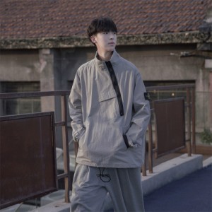  STONE ISLAND23最新ハーフジップワークジャケットコート