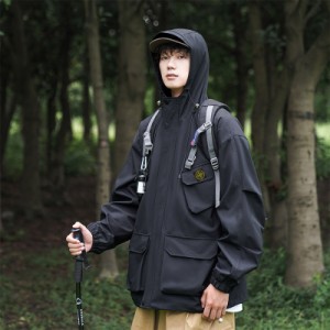 stoneisland2023新作フード付きワークジャケットコート