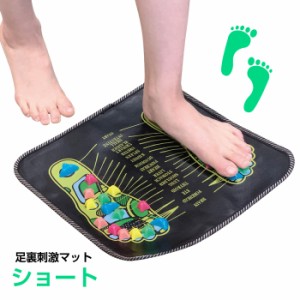 【 送料無料 】足裏刺激マット ショート  35cm×35cm あしつぼ デスク 人気 おすすめ パーティー あしふみ竹 たけふみ つぼおし 背中 マ