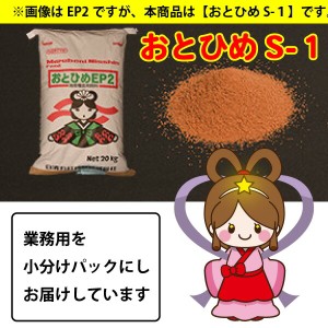 メール便送料無料 おとひめ S-1 (0.61-1.41mm以下) 100g 沈降性 メダカのごはん 乙姫 稚魚の餌 グッピーのエサ【THB】