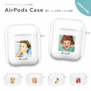 AirPods Pro ケース カバー エアーポッズ プロ ケース アクセサリー シンプル 透明 保護 ソフト カバー 第1世代 第2世代 第3世代 対応 Ap