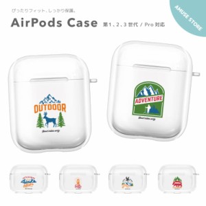 AirPods Pro ケース カバー エアーポッズ プロ ケース アクセサリー シンプル 透明 保護 ソフト カバー 第1世代 第2世代 第3世代 対応 Ap