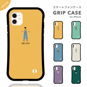 スマホケース グリップ iPhone15 Pro ケース iPhone14 Plus iPhone13 mini iPhone SE ケース TPUケース おしゃれ ヒューマン イラスト ア