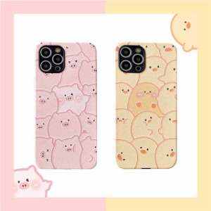 Apple かわいい豚 ひよこ スマホケース iphone 11 ケース iphone 12 ケース iphone11 ケース iphone8 iphone xr 耐衝撃