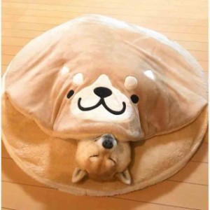 ペットベッド ベッドクッション ペット ベッド 犬用 柴犬 犬 大人気 もこもこ ふわふわ 柔らかい 防寒保温 圧縮梱包 可愛い　