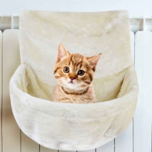 ペット ハンモック ペットテント 猫 ねこ お昼寝 ベッド マット 手すりや椅子にワイヤーフックで引っかけるタイプ