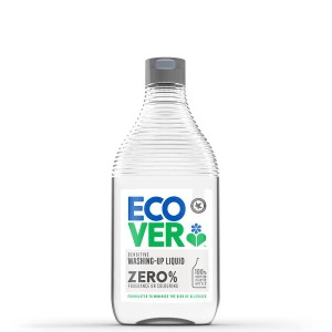 エコベール ゼロ 食器用洗剤 ボトル 本体 450ml (無香料・無着色) ecover キッチン 台所洗剤 油汚れ まとめ買い