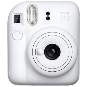 FUJIFILM チェキ インスタントカメラ instax mini 12 クレイホワイト INS MINI 12 WHITE