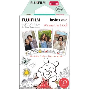 FUJIFILM インスタントカメラ チェキ用フィルム 10枚入 絵柄 (くまのプーさん) INSTAX MINI POOH WW 1