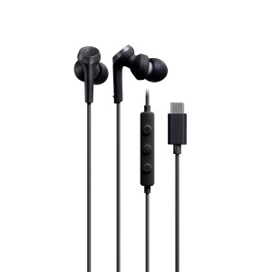 Audio Technica(オーディオテクニカ) ATH-CKS330C BK イヤホン 有線 1.2m マイク付き USB Type-C 重低音