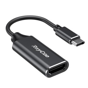 USB C HDMI 変換アダプター RayCue タイプ C HDMI 変換ケーブル 4K タイプ C HDMI 変換コネクター Thunderb