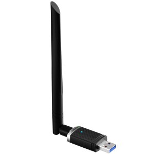 WiFi 無線LAN 子機 1300Mbps USB3.0 WIFIアダプター デュアルバンド 5G/2.4G 802.11 AC 高速通信5dBi