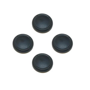leeza Switch Joy-Con用 アナログジョイスティック キャップ カバー4点セット 黒色