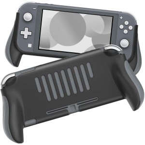 MEQI グリップ ケース Nintendo スイッチ ライト用 快適 と エルゴノミック ゲーム ポータブル 保護 ハンドヘルド カバー - アク