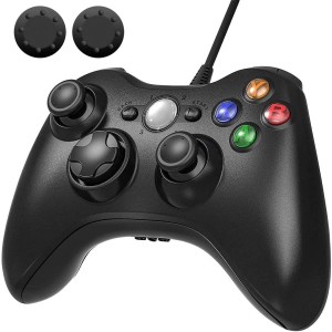 【2024新改良】xbox 360 コントローラー Diestord PC USB ゲームパッド 有線ゲームパッド Microsoft Xbox S