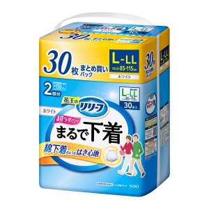 リリーフ パンツタイプ 超うす型まるで下着 白 L~LL 30枚【Amazon.co.jp限定】