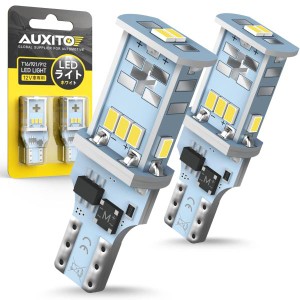 AUXITO T16 LED バックランプ 爆光1300ルーメン キャンセラー内蔵 バックランプ T16 / T15 3020LED10連 24ヶ月