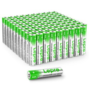 Lepro 単4形 アルカリ乾電池 100本セット ハイパワー 大容量 液漏れ防止 耐久 長持ち 長期間保存可能 おもちゃ 電池式ランタン 懐中電灯