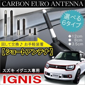 スズキ イグニス FF21S ショートアンテナ 純正 交換 ヘリカルアンテナ 車用 ヘリカル ショート カーボン