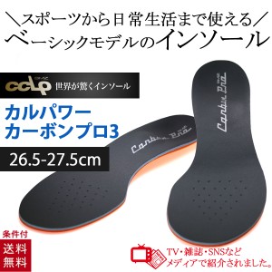 カルパワーカーボンプロ3 BMZ インソール ダークグレー 26.5-27.5cm 筋トレ トレーニング