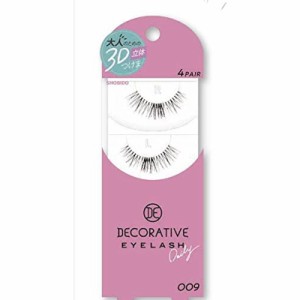 DECORATIVE EYELASH Daily デコラティブアイラッシュ 009 つけまつげ つけまつ毛 睫毛 4ペア ナチュラル つけま アイメイク コスメ 目尻 