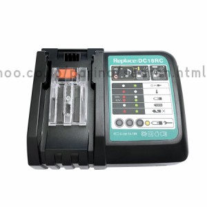 互換充電器 冷却ファン付き 14.4V-18V バッテリー用 急速充電 対応 BL1460 BL1430 BL1860 1830など充電可能 壁掛け可能