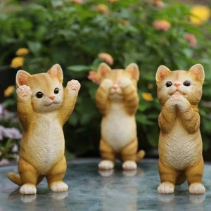 猫のかわいい置物 猫 置物 雑貨 グッズ かわいい おしゃれ オブジェ インテリア 飾り