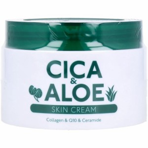 保湿スキンクリーム 敏感肌 アロエベラ葉エキス　CICA＆ALOE スキンクリーム 200g