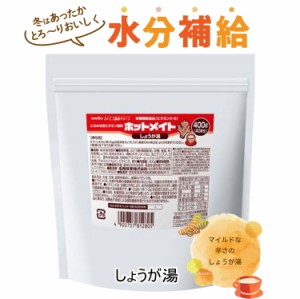 クーポン利用可　ホットメイト　しょうが湯 / 400g　名糖産業 お湯で溶かすだけでうす〜いとろみ しょうが湯のマイルドな辛さをお楽しみ